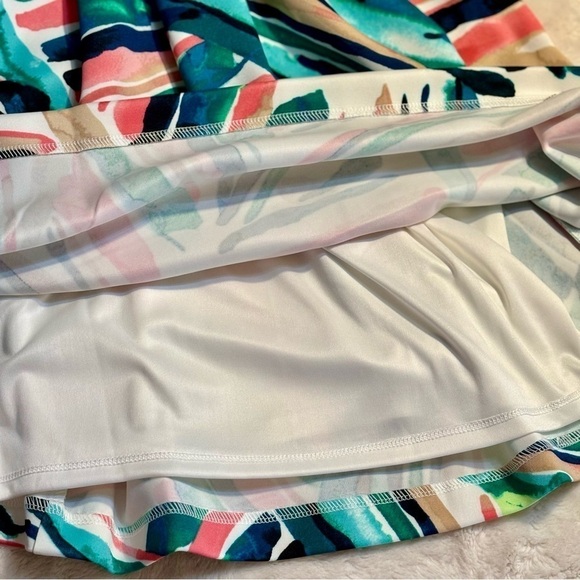 NWT Vince Camuto Dress Size 2 Abstract Watercolor Print Fit & Flare Scuba fabric - Picture 12 of 16